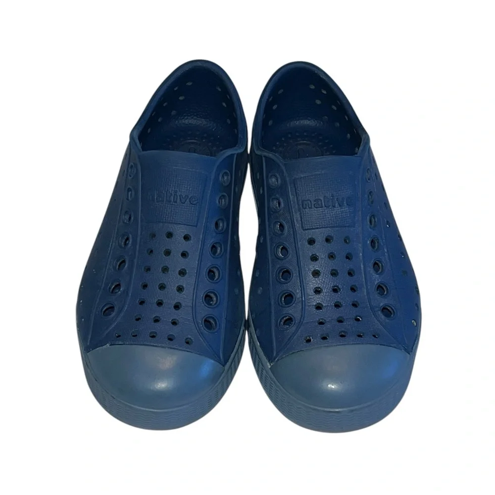 Native Jefferson Blue on Blue Slip On Shoes